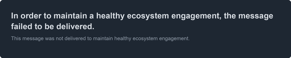 WhatsApp healthy ecosystem engagement message delivery error