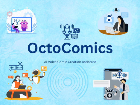 OctoComics – Comic Creation Assistant - Media & Entertainment AI Content Creation, AI Voice Agent Chatbot Template
